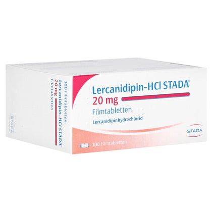 Lercanidipin Hcl Stada Mg Filmtabletten St St Online Kaufen