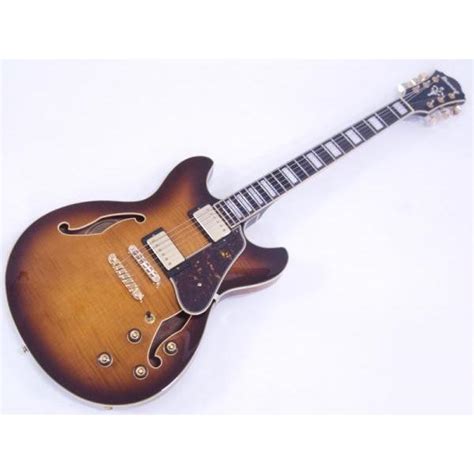 Ibanezアイバニーズ As93fm Vls セミアコ エレキギター Hollow Body Violin Sunburst