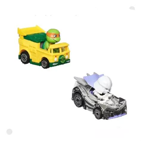 Hot Wheels Racer Verse Nickelodeon Shredder Michelangelo Parcelamento Sem Juros