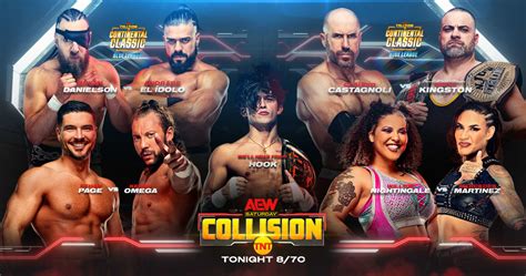 Aew Collision Results Winners Live Grades Reaction Highlights From