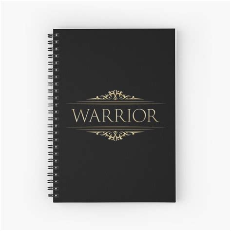 Warrior Class Spiral Notebook For Sale By Briansmith84