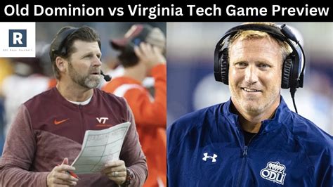 Old Dominion Vs Virginia Tech Game Preview College Football Week 1 Predictions Youtube