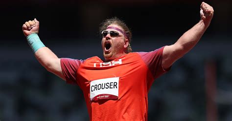 Ryan Crouser smashes Olympic record to win men’s shot put gold