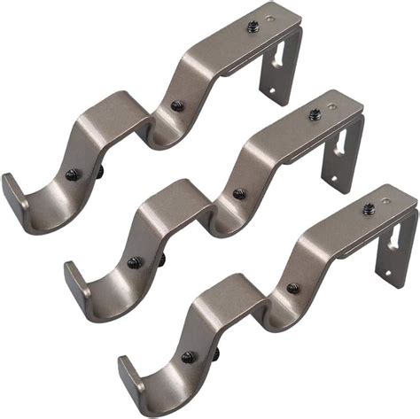 Amazon Exclen Heavy Duty Curtain Rod Bracket Double Curtain Rod