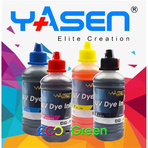 Yasen Premium Canon UV Dye Ink 100ml For Mg2540 Mg2570 Ts207 Ip2870