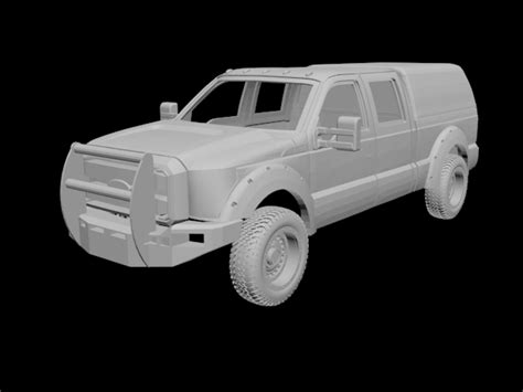 Stl File Ford F250 Singlecab 124 🚙・3d Printable Model To Download・cults