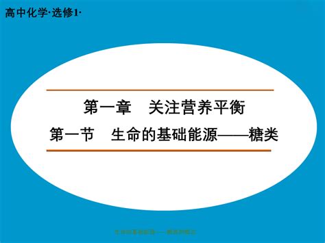 生命的基础能源——糖类的概念word文档在线阅读与下载无忧文档