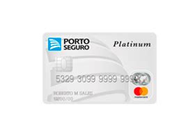 Cart O De Cr Dito Porto Seguro Mastercard Platinum Internacional