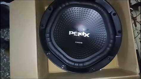 Unboxing Sony Xplod Subwoofer Test 1800w Peak Power Hard Bass Subwoofer 5kg Weight Youtube