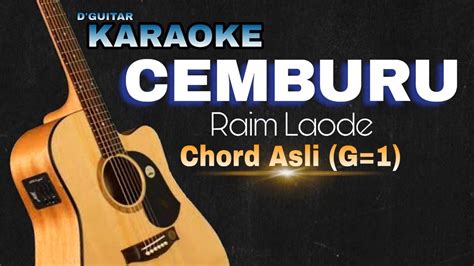 Karaoke Cemburu Raim Laode Youtube