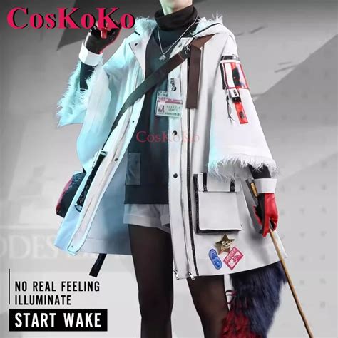 Coskoko Texas Cosplay Game Arknights Costumen Winter Messenger Gorgeous