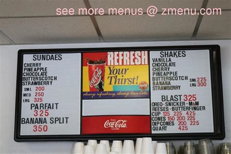 Online Menu Of The Dairy Lane Restaurant Sandersville Georgia 31082