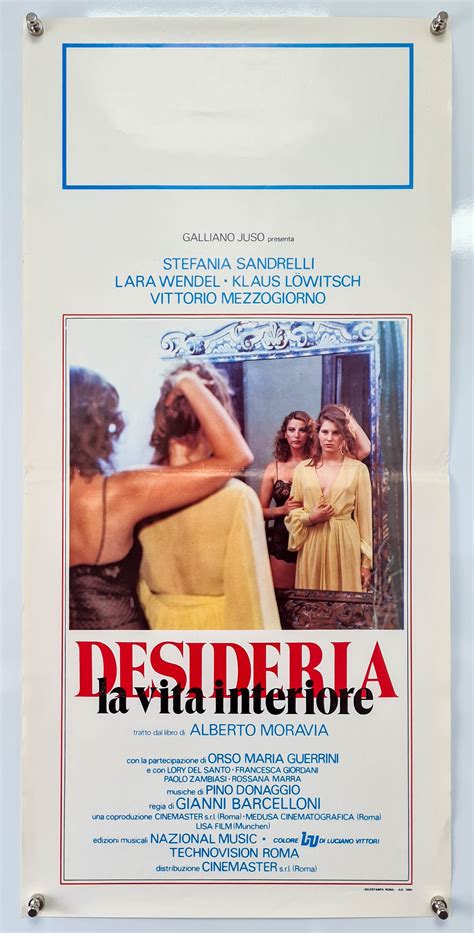 Desideria La Vita Interiore 1980 Original Italian Locandina