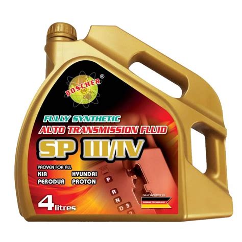 Boscher Atf Sp Iii Sp Fully Synthetic Gear Oil L Automatic