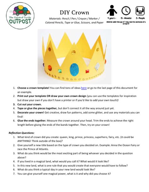 Diy Crown Template Download Printable Pdf Templateroller