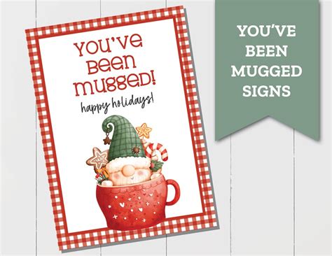 You Ve Been Mugged Game Printable You Ve Been Mugged Etsy