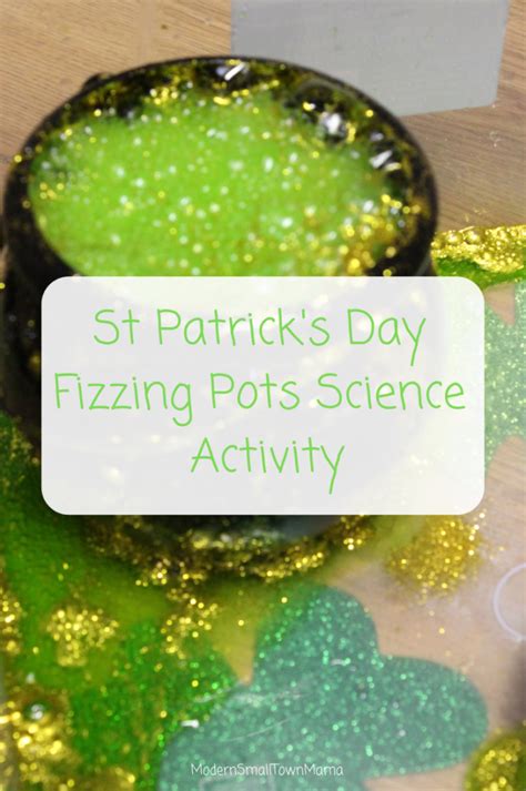 St Patrick S Day Fizzing Science Activity Preschool Science