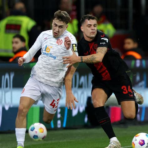 Bayer Leverkusen 2 1 Mayence Bundesliga résumé du match 23 02 2024