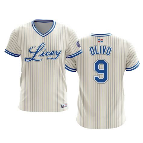 Dominican Hall Of Fame Tigres Del Licey Olivo 9 Cream Ebay