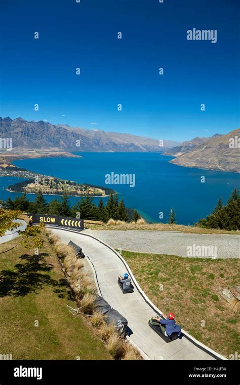 Skyline Luge Lake Wakatipu And The Remarkables Queenstown South