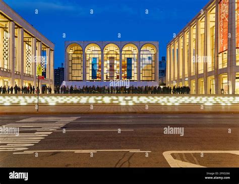 Lincoln Center At Dawn View Of David H Koch Theater Metropolitan