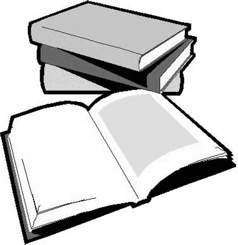 Black And White Book - ClipArt Best