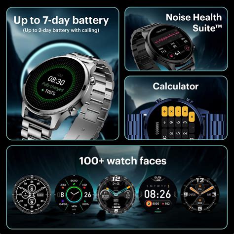 Buy Noise Noisefit Halo Plus Smartwatch With Bluetooth Calling 37 08mm Amoled Display Ip68