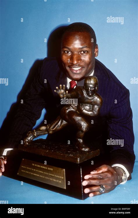 Bo Jackson Winner Of The 1985 Heisman Trophy Stock Photo Alamy