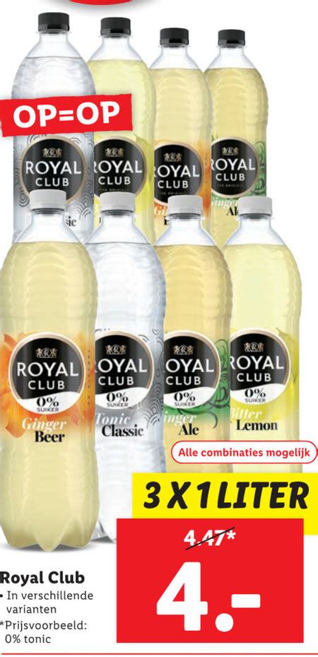 Royal Club Frisdrank Folder Aanbieding Bij Lidl Details