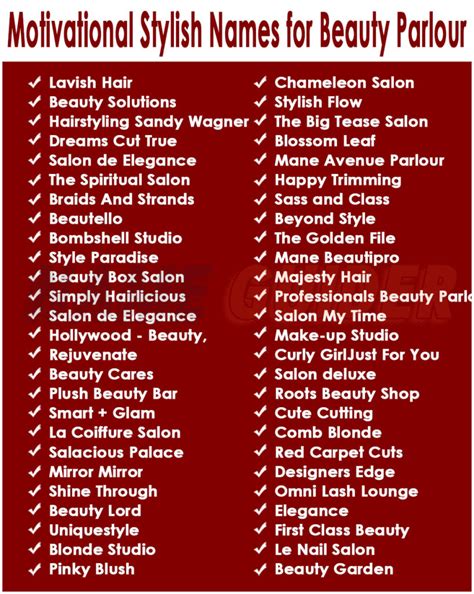 350+ Stylish Names For Beauty Parlour | Name Guider