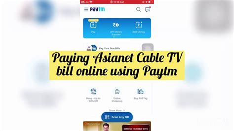 Pay Asianet Cable Tv Bill Online Using Paytm Youtube