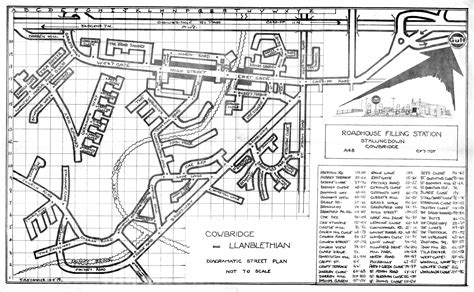 Cowbridge street map 1978 | Peoples Collection Wales