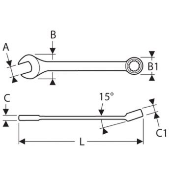 Cl Mixte Mm E Outillage Marque Expert By Facom