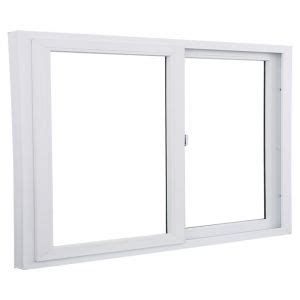 Ventana De Pvc Serie Doble Corrediza X M Blanco