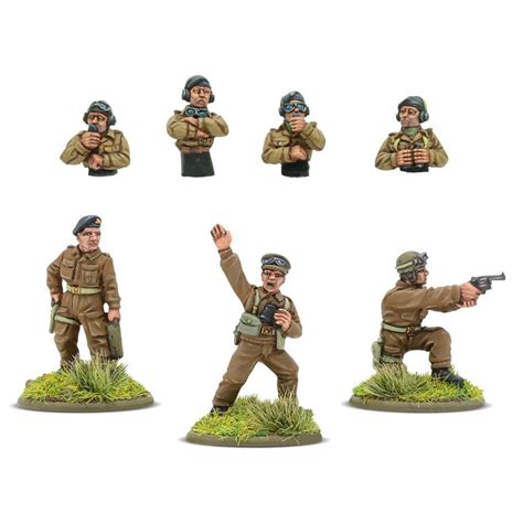 Achtung Panzer!: British Tank Crew | Tabletop Miniatures | Miniature Market