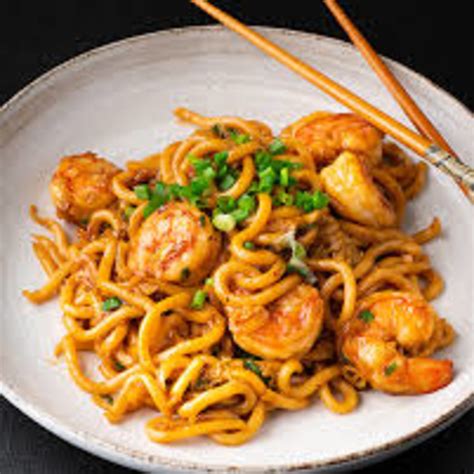 Yaki Udon With Shrimp