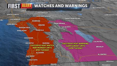 Excessive Heat Warning Issued Kesq