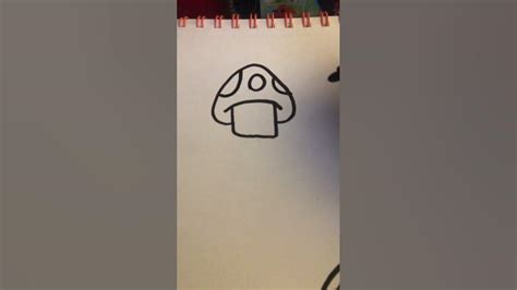 How To Draw A Mario Mushroom Youtube