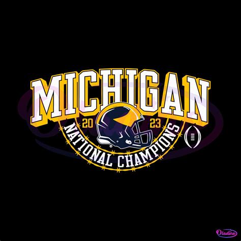 Michigan National Champions 2023 SVG