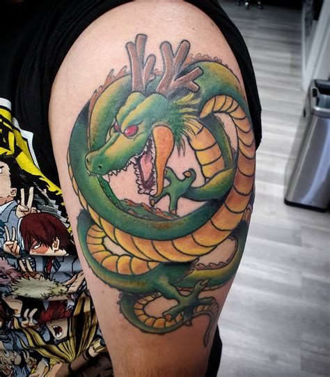 Shenron Tattoo Ideas Featuring Iconic Dragon Imagery