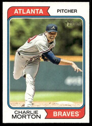 2023 Topps Heritage 59 Charlie Morton Atlanta Braves EBay