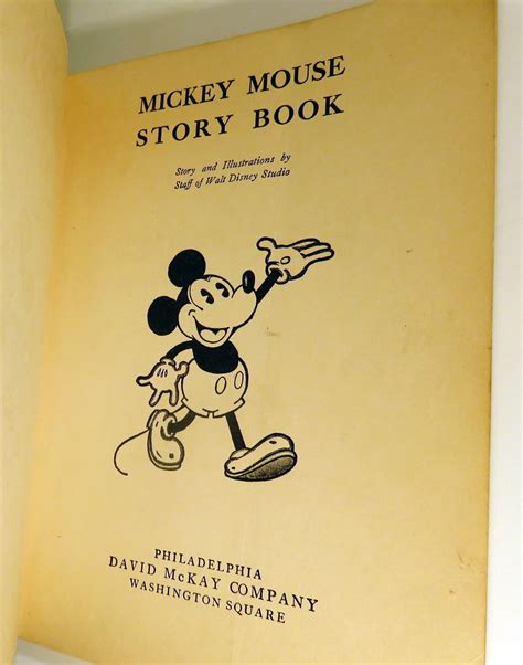 Mickey Mouse Story Book By Disney Walt Babylon Revisited