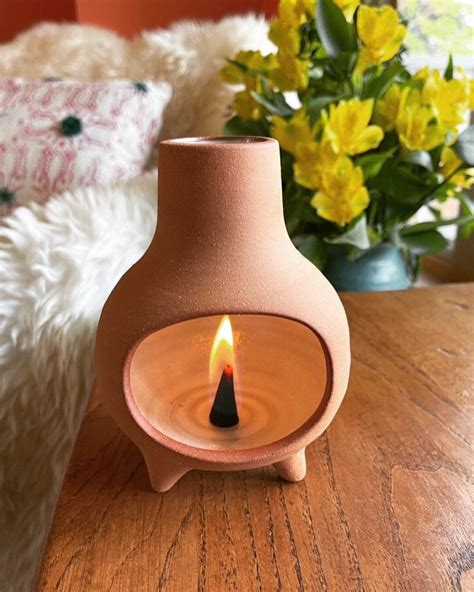 Incense Burner Chimenea Cone Incense Burner Pottery Incense Burner Etsy