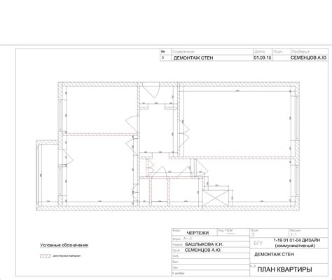 Планировка квартиры в AutoCad :: Behance