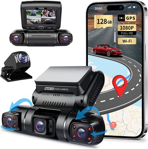 Dash Cam Auto Gradi Con Telecamere P Anteriore E Posteriore