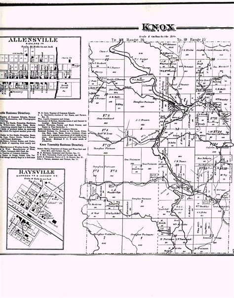 Vinton County Ohio Township Maps
