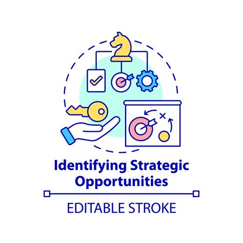 Identifying Strategic Opportunities Concept Icon Business Analytics