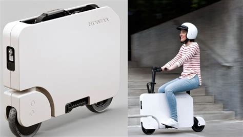 Check Out Honda S New Foldlable Electric Scooter With Km Of Range