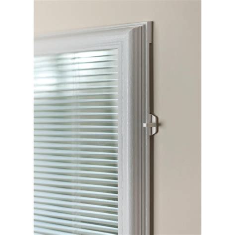 Odl White Cordless Add On Enclosed Aluminum Blinds With 1 2 In Slats For 7 In Wide X 64 In