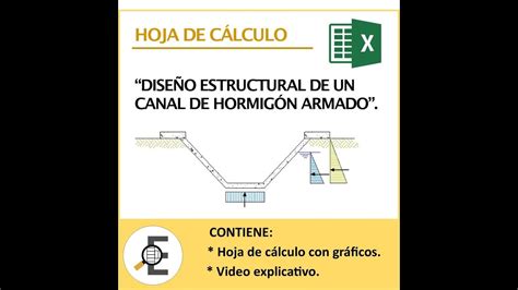 Dise O Estructural De Canales Abiertos De Hormig N Armado Youtube